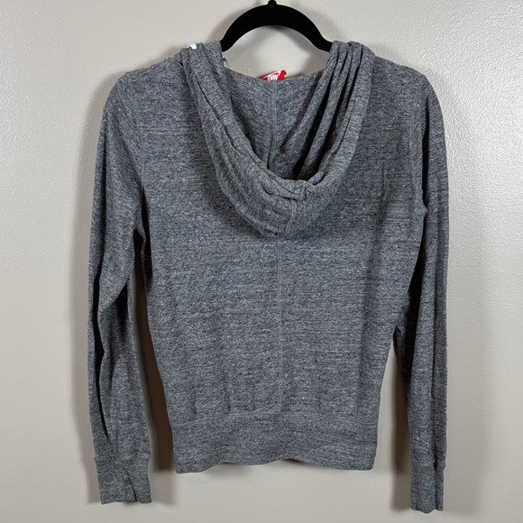 Nike Heather Gray Full-Zip Hoodie - Picture 5 of 6